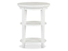 Heron Cove - Round Accent End Table - Chalk White Magnussen Furniture
