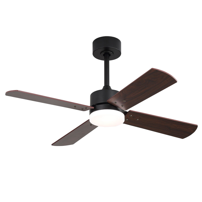 42" Ceiling Fan With Light And Memory Function, DC Reversible Motor, 4 Blades Daily Nest