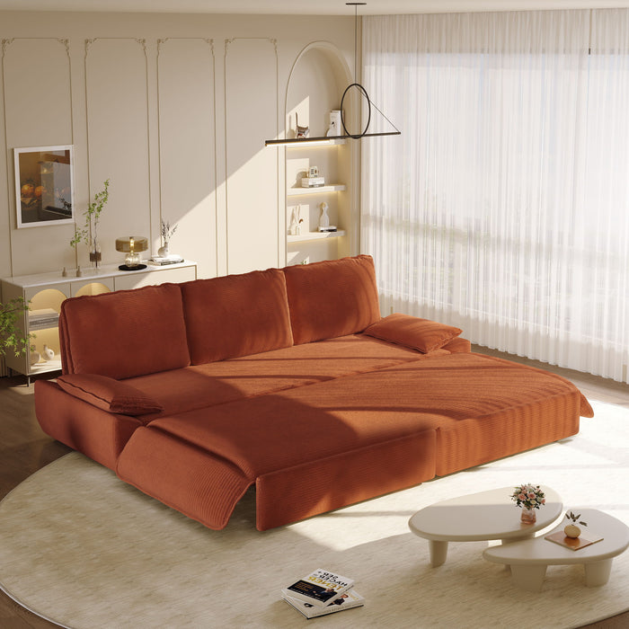 King Size Pull Out Sofa Bed, 3 In 1 Convertible Multifunctional Home Essentials