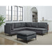 Upholstered Modular Sectional & Tall Legs Home Essentials