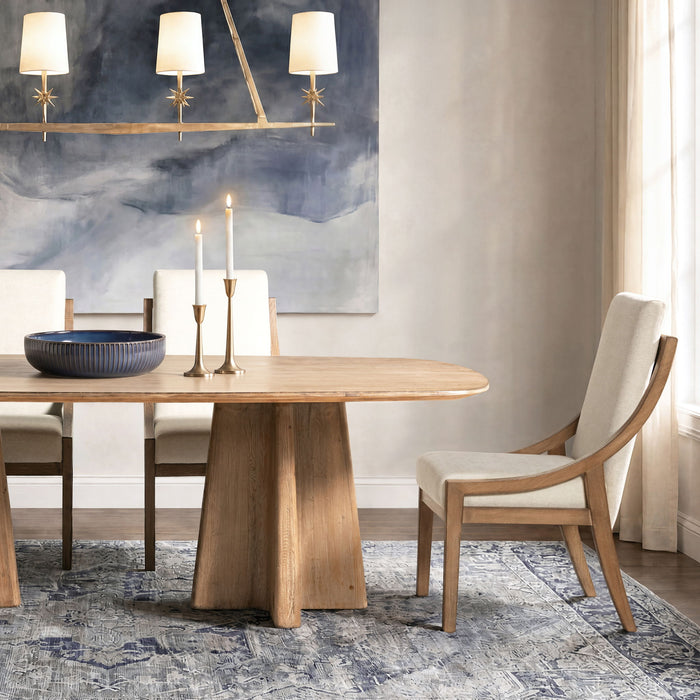 Lennox - High Back Upholstered Dining Chair (Set of 2) - Light Beige Jennifer Taylor Home