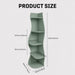 5 Tier S - Shaped Corner Shelf For Living Room Home Essentials