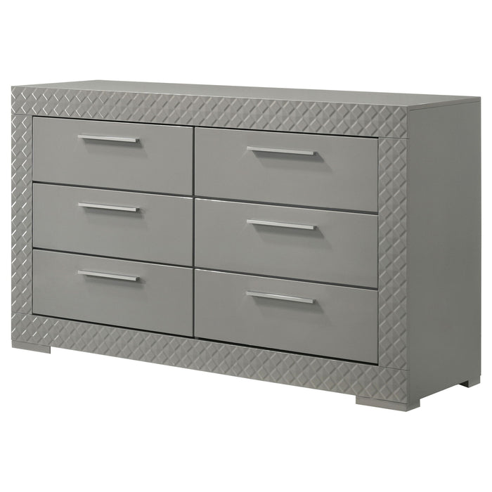 Pierce - 6 Drawer Dresser Cabinet Furniture Max