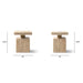 Calder - Square Side Table - Natural Jennifer Taylor Home