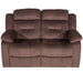 Modern Loveseat With Pillow Arms, Plush Backrest, Horizontal Tufting, USB Port Home Essentials
