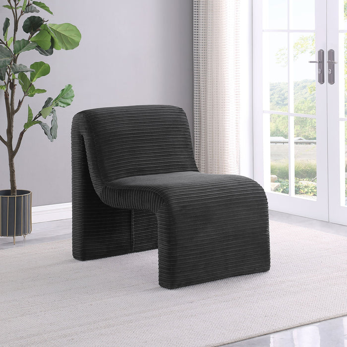 Winne - Curved Armless Accent Chair Furniture Max