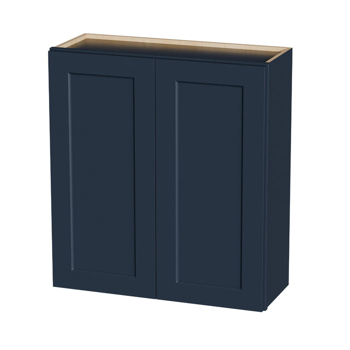Shaker Wall Cabinet With Soft Close Hinges, Adjustable Shelves, Double Door Home Essentials