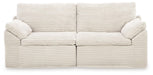Fannin - LAF / RAF Corner Chair (Set of 2) - Ivory Signature Design by Ashley®