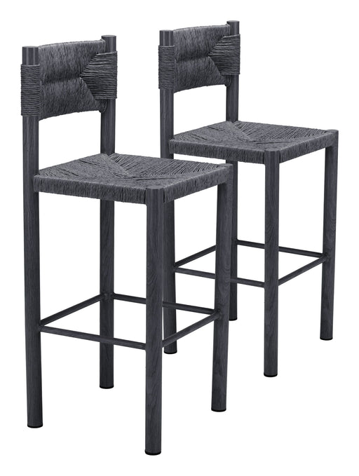 Iska - Outdoor Barstool (Set of 2) Zuo Modern