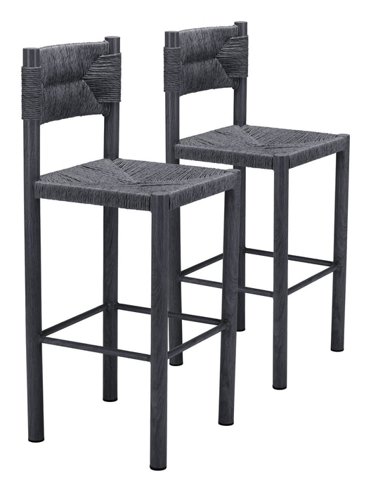 Iska - Outdoor Barstool (Set of 2) Zuo Modern