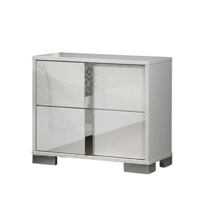Nightstand With Vertical Handles Home Essentials