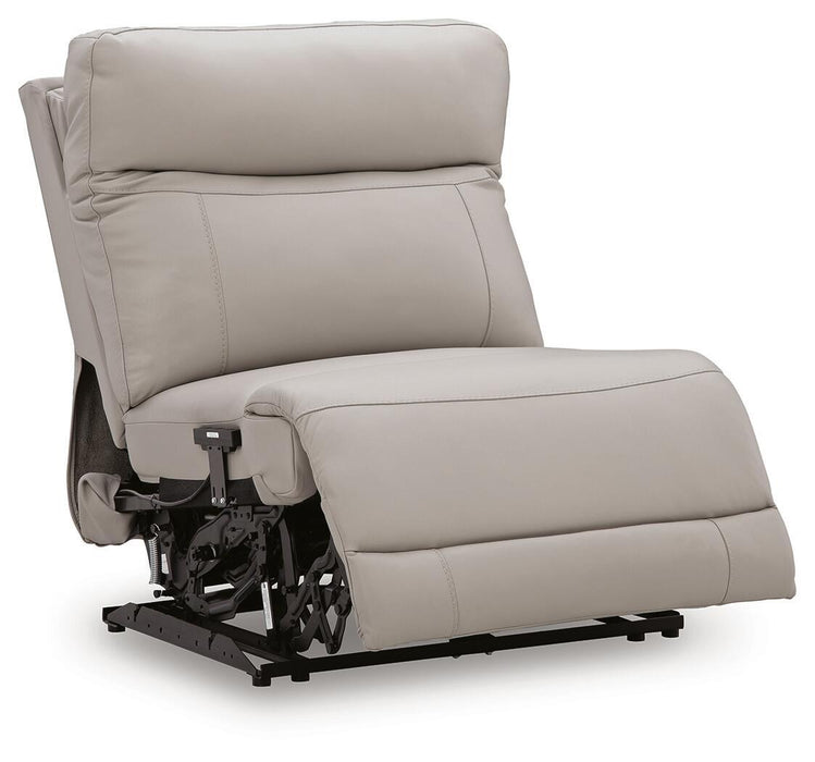 Gravier - Power Armless Recliner With Adjustable Headrest - Gray Benchcraft®