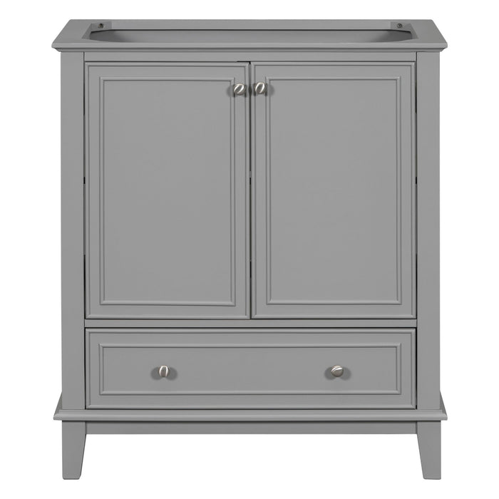 Modern Bathroom Vanity Base Only With Doors And Drawer Hearth and Haven