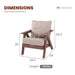 Outdoor Patio Club Chair With Sunbrella Cushions - Brown Home Essentials