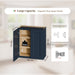 Shaker Wall Cabinet With Soft Close Hinges, Adjustable Shelves, Double Door Home Essentials