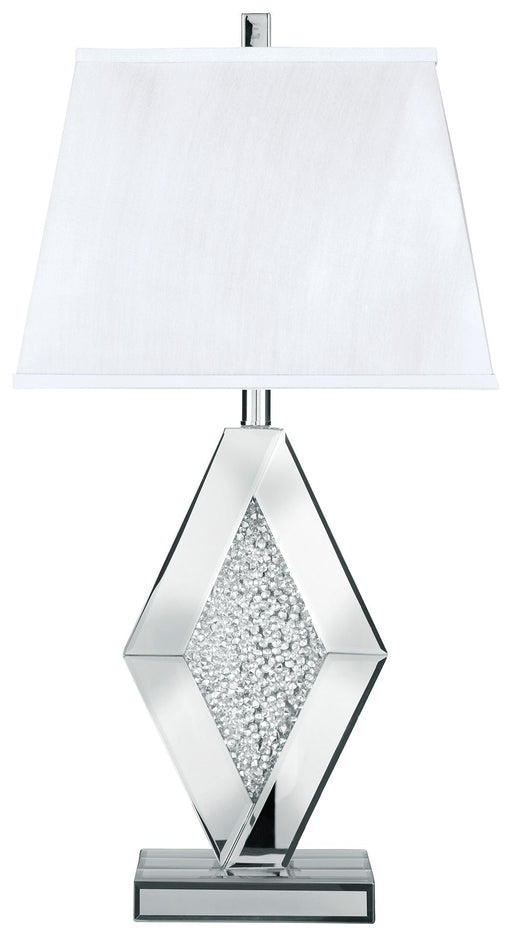Prunella - Mirror Table Lamp - Silver Finish Signature Design by Ashley®