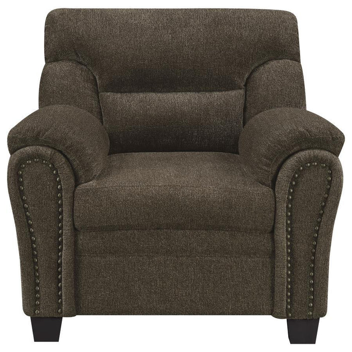 Clemintine - Upholstered Chair with Nailhead Trim