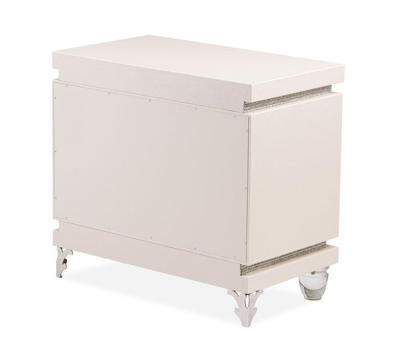 Glimmering Heights - Upholstered Nightstand - Ivory