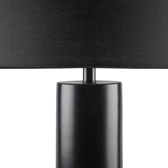Fulton Concrete Table Lamp - Black