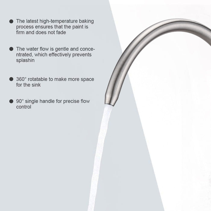 Kitchen Water Filter Faucet, Drinking Water Faucet - Brushed Nickel