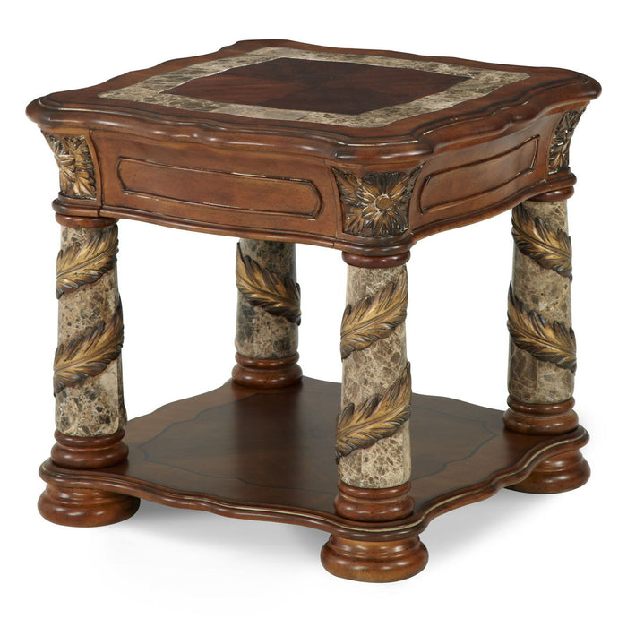 Villa Valencia - End Table - Classic Chestnut