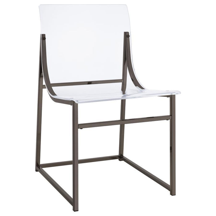 Adino - Acrylic Dining Side Chair (Set of 2) - Clear