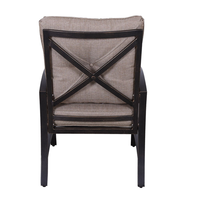 Modern Dining Chair With Back And Seat Cushion, (Set of 2)