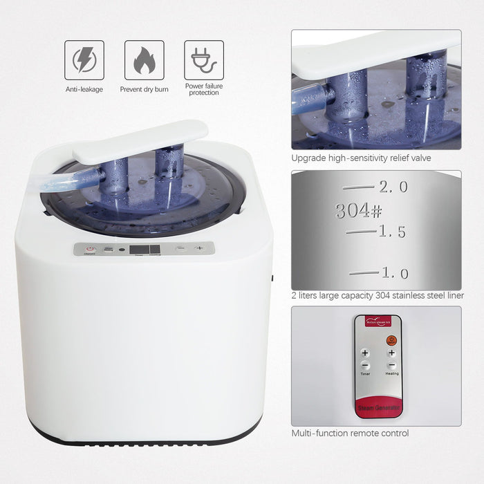 Sojourner Portable Sauna For Home, Personal Sauna - Sauna Heater, Tent, Chair, Remote Included For Home Sauna