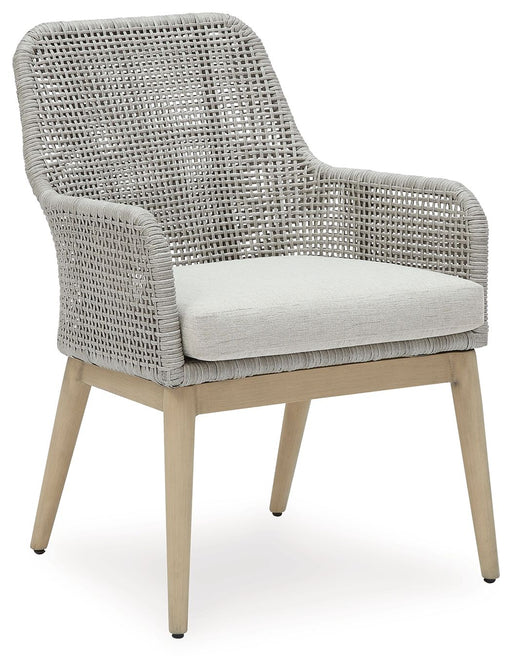 Seton Creek - Arm Chair With Cushion (Set of 2) - Gray Signature Design by Ashley®