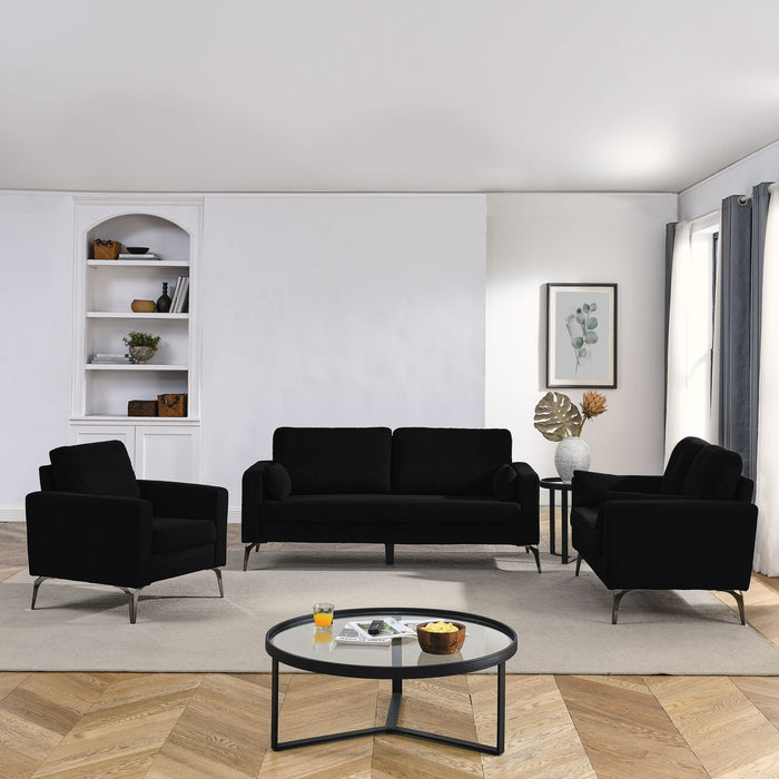 3 Piece Living Room Sofa Set Including
