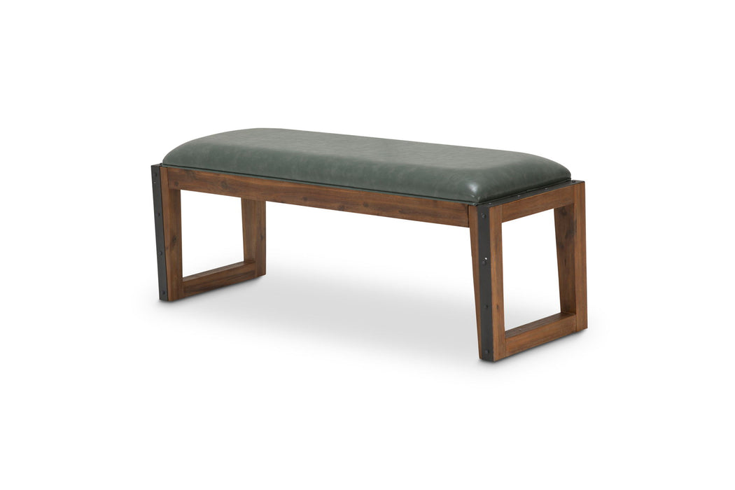 Brooklyn Walk - Dining Bench - Burnt Umber