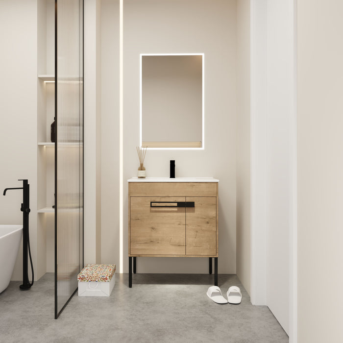 Bathroom Vanity With Sink, Freestanding Bathroom Vanity Or Floating Is Optional Conversion
