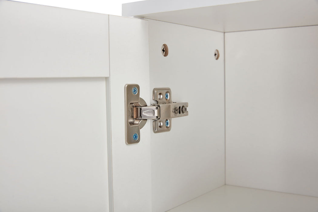Home Bathroom Shelf Over-The-Toilet, Bathroom Spacesaver, Bathroom Storage Cabinet Organizer - White