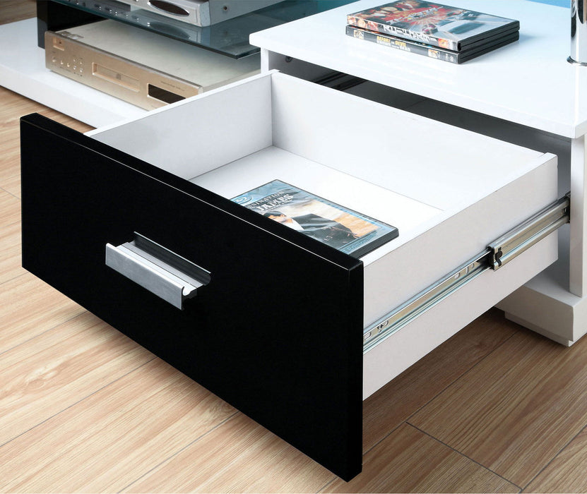 Egaleo - TV Console - Black / White