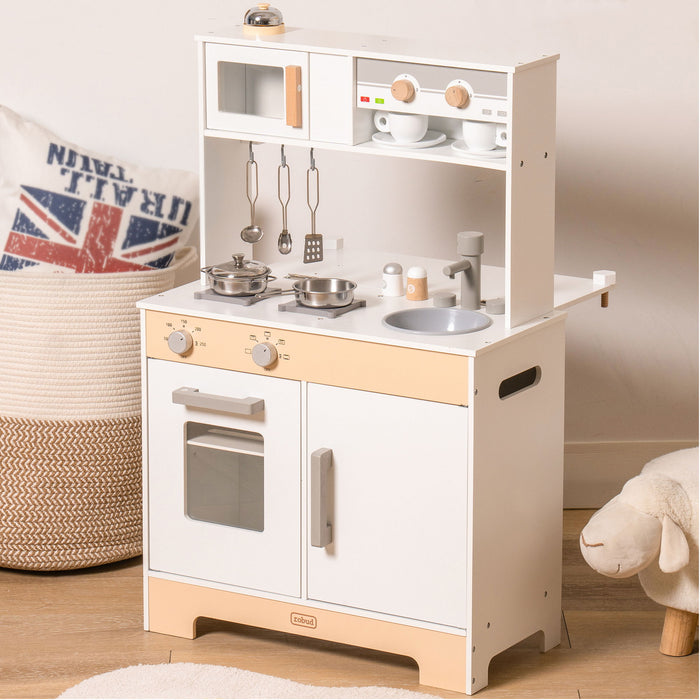 2-In-1 Diy Wooden Kitchen Playset For Birthday Party And Christmas, Great Gift For Kids 3 /