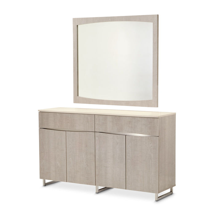 Marin - Sideboard & Mirror - Greige