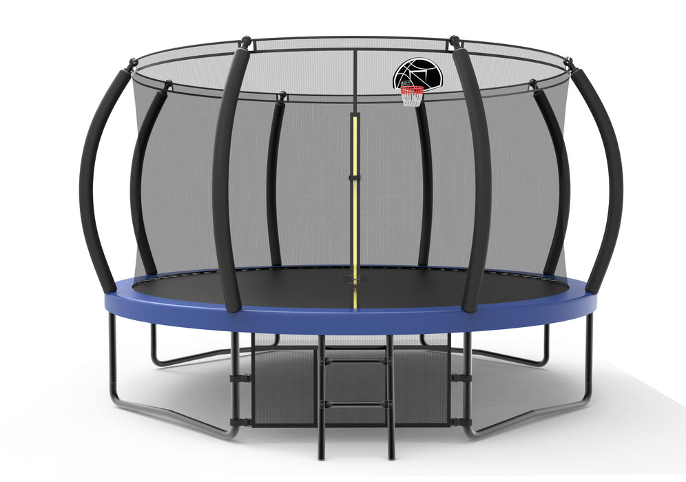 New 14Ft Trampolines Blue
