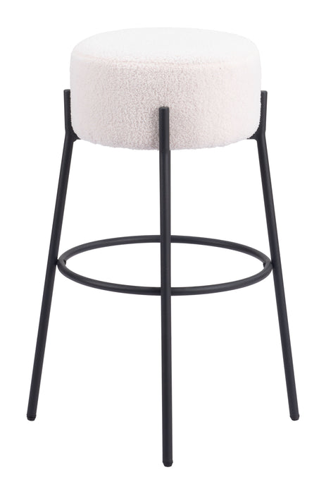 Blanche - Barstool (Set of 2) - Ivory