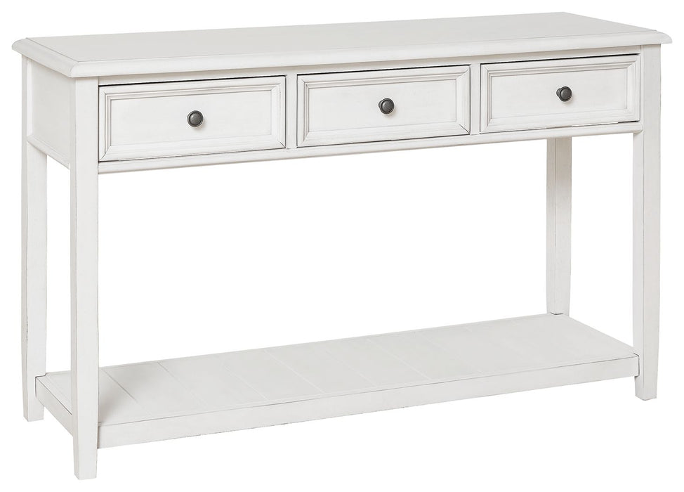 Kanwyn - Whitewash - Sofa Table